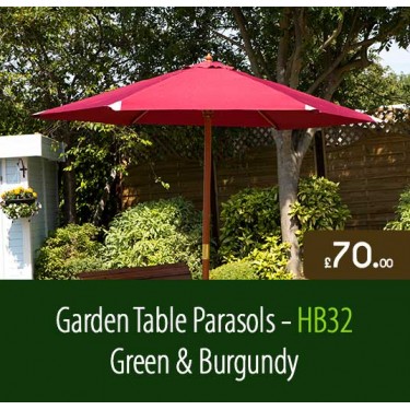 Garden Table Parasols HB32