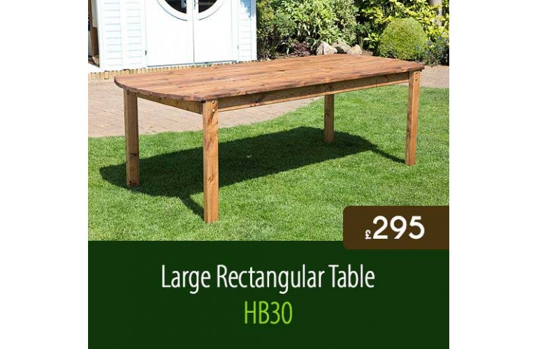 Large Rectangular Garden Table HB30