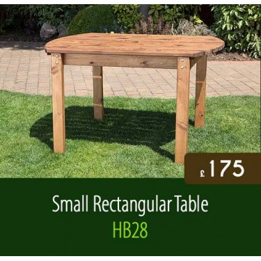 Small Rectangular Garden Table HB28