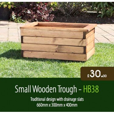 Small Wooden Trough HB38