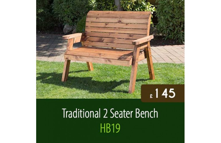 Traditional 2 Seater Bench HB19