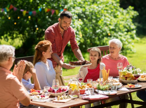 Family sized garden furniture