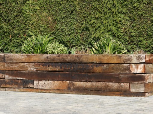 Using Railway Sleepers In Your Garden 